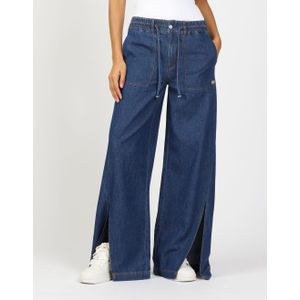 GANG Wijde jeans 94PAIGE WIDE met ingezette zijstrip