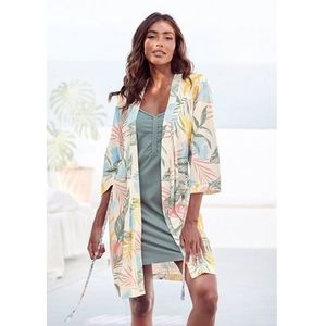 Vivance Dreams Kimono uni of met bloemendruk