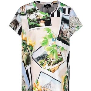 Monari Shirt met ronde hals met fotoprint