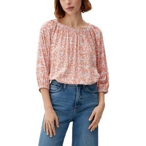 s.Oliver Blouse met lange mouwen met all-over motief