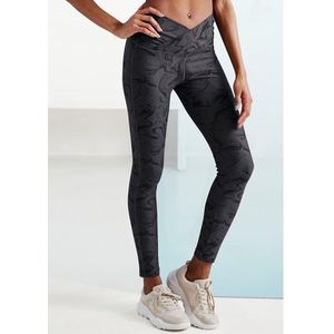 active by Lascana Functionele legging -Sportleggings met all-over print