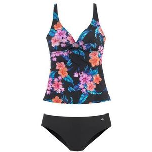 Lascana Beugeltankini met tropische bloemenprint