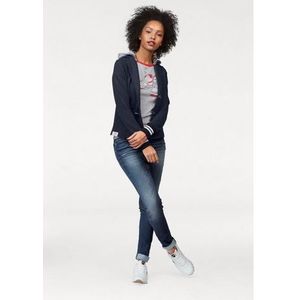 KangaROOS Sweatblazer met vele details en afneembare capuchon