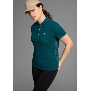 KangaROOS Poloshirt Korte mouwen, effen, polokraag, van katoen