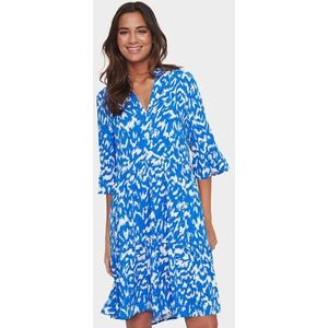 Saint Tropez Zomerjurk EdaSZ dress met volants en 3/4 mouwen