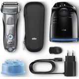 Braun elektrisch scheerapparaat Series 7 7898cc, Wet & Dry met reinigingsstation en premium reisetui