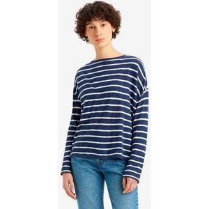 Levi's Shirt met lange mouwen MARGOT LONG SLEEVE BLUE