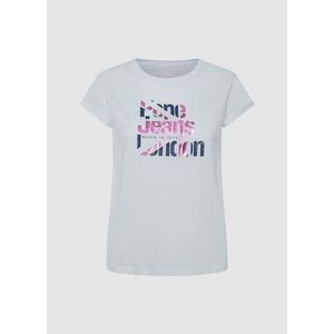 Pepe Jeans T-shirt ENOLA met gemetalliseerde logoprint