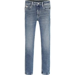 Calvin Klein Skinny fit jeans Mr Skinny Mid Blue Pws Denim voor kinderen tot 16 jaar en in 5-pocket stijl