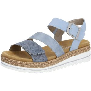 Zomerse Sandalen - Lichtblauw - Vegan - Sleehak