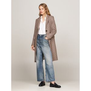 Tommy Hilfiger Korte jas WOOL BLEND CLASSIC CHECK COAT
