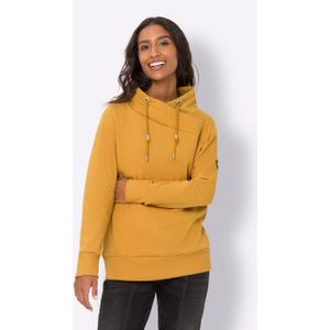 Sweater - Oker - Katoen/Polyester - Lange Mouwen - Ronde Hals