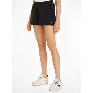 Calvin Klein Sweatshort CK EMBRO BADGE SHORTS met een logo-opschrift