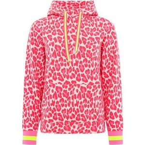 Zwillingsherz Hoodie "Leo Allover Neon Kante"