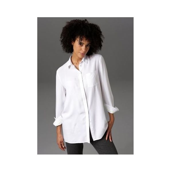 Mode Blouses Transparante blousen Daily’s Daily\u2019s Transparante blouse wit casual uitstraling 