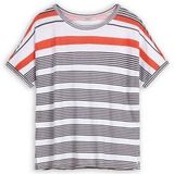 Sandwich oversized T-shirt met strepen