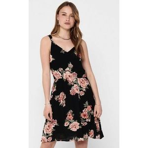 Only Jurk in overgooiermodel ONLKARMEN LIFE S/L SHORT DRESS WVN NOOS