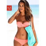 s.Oliver RED LABEL Beachwear Beugelbikini in bandeaumodel met ruches