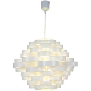 näve Hanglamp Young Living Hanglamp >>White Line<<, excl.1x E27 max. 40 W, wit,