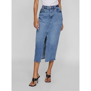 Vila Jeans rok VIJAF HW MIDI DENIM SKIRT-NOOS