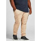 JACK & JONES PLUS SIZE Regular Fit Cargo Broek JPSTPAUL JJFLAKE Plus Size Crockery