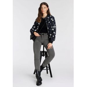 Tamaris Skinny fit jeans smalle broekpasvorm, normale taille, 5-pocket-vorm, used-wassing