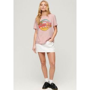 Superdry Shirt met korte mouwen LA VL GRAPHIC RELAXED TEE