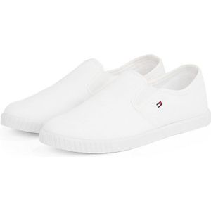 Tommy Hilfiger - Slip-on Sneakers - Wit - Canvas - Instapschoen