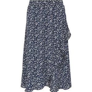 Only Wikkelrok ONLCARLY FLOUNCE LONG SKIRT