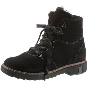 Waldläufer Winterlaarzen HITOMI outdoor boots, lace-up boots with lambswool lining, h-width