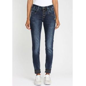 GANG Slim fit jeans 94CARLI met open knoopsluiting