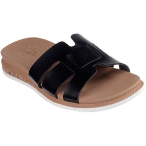 Skechers - DESERT KISS - Slippers - Zwart - Sandaal met Voetbed