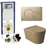 Geberit up720 toiletset wandcloset salenzi civita mat taupe met sigma 01 drukplaat