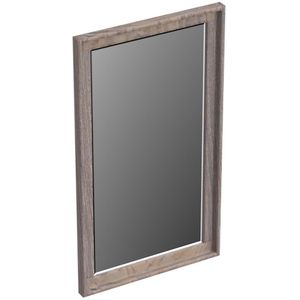 Spiegel forzalaqua reno vierkant 40x2x70 cm eiken silver grey