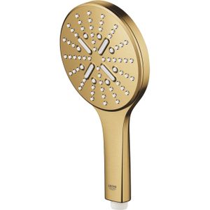 Handdouche grohe rainshower smartactive 130 rond 13 cm cool sunrise geborsteld (mat goud)