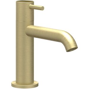 Fonteinkraan IVY Concord Opbouw Model S Met Schuimstraalmond Geborsteld Mat Goud PVD