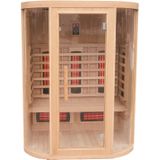 Infrarood sauna new york 152x112 cm 2800w 3 persoons