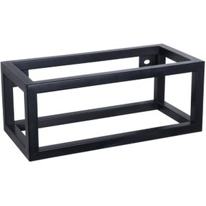 Differnz Handdoekrek - 38.5 x 18.5 cm - Zwart - Accessoire voor Fonteinset en Wasbak