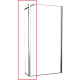 Zijwand wiesbaden hoekprofiel 40x200 cm 10 mm nano coating
