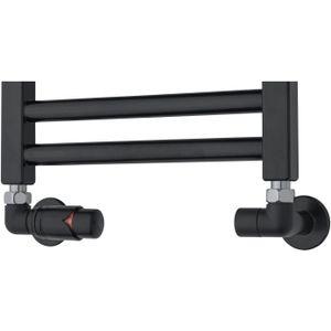 Radiator Aansluitset TVS Valves 221 Zwart