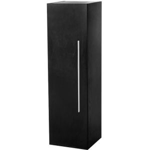 Hoge kast ex120 exclusive line 120x35x35 black wood