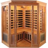 Infrarood sauna vital 150x150 cm 2100w 4 persoons
