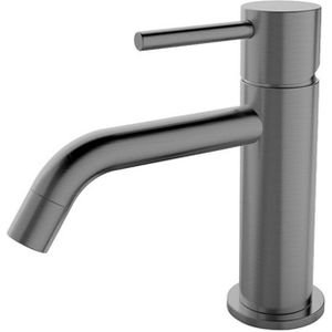 Wastafelmengkraan Opbouw BWS Uitloop 6.5 cm 1-hendel Gunmetal