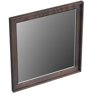 Spiegel forzalaqua reno vierkant 50x2x50 cm eiken charcoal