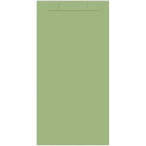 Douchebak + sifon allibert rectangle 160x80 cm mat olijfgroen