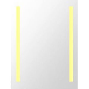 Spiegel plieger two met led verlichting verticaal 60x80 cm