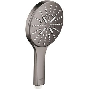 Handdouche grohe rainshower smartactive 130 rond 13 cm hard graphite