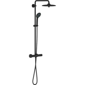 Grohe Vitalio Joy Systeem 260 Douchesysteem met thermostaatkraan Mat Zwart