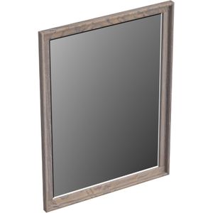 Spiegel forzalaqua reno vierkant 59.5x2x80 cm eiken silver grey