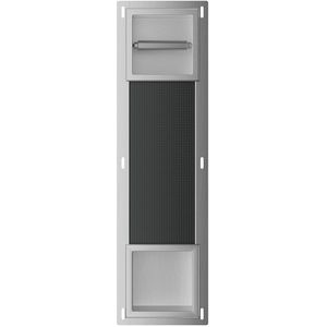 Toiletrolhouder Zonder Klep en Reserverolhouder Inbouw BWS Milan RVS